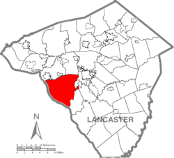 Manor Township, Lancaster County Highlighted